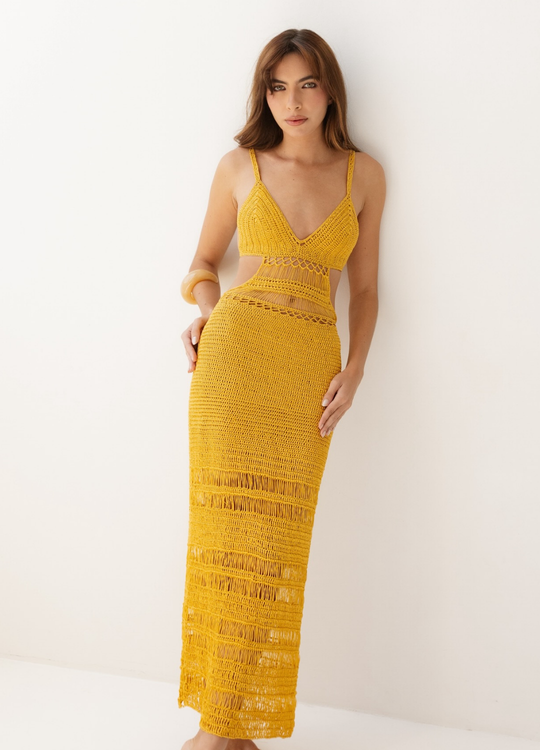 Vestido Versailles Dourado